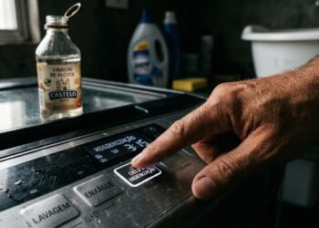 O ciclo de lavagem secreto com vinagre que deve fazer à sua máquina para as roupas nunca mais cheirarem a mofo