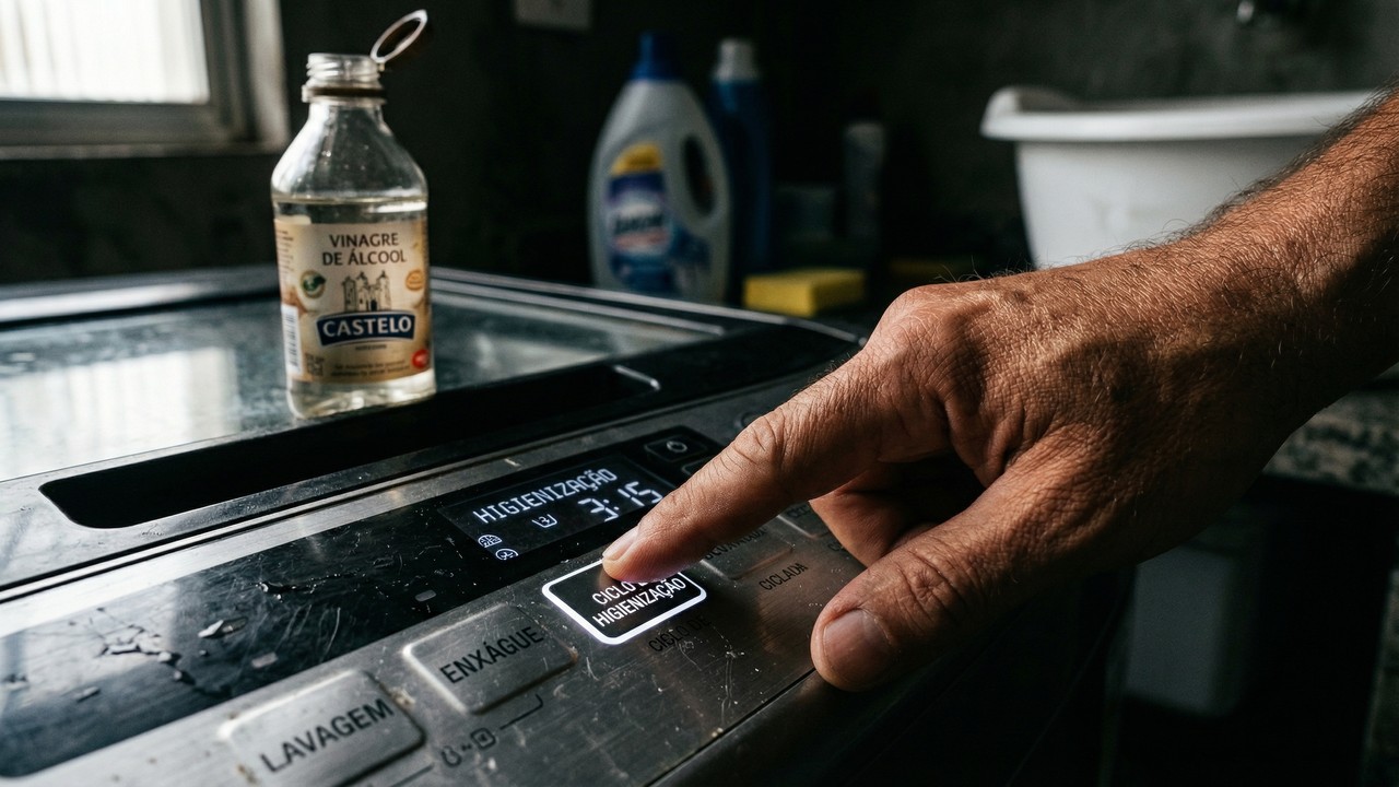 O ciclo de lavagem secreto com vinagre que deve fazer à sua máquina para as roupas nunca mais cheirarem a mofo