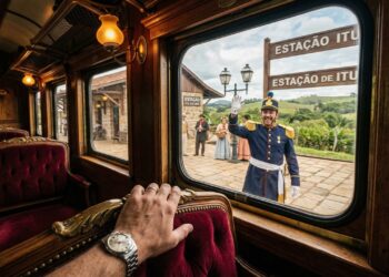 A viagem de 7 quilômetros que dura quase 1 hora: o trem turístico de São Paulo que transporta os passageiros direto para o Brasil Império
