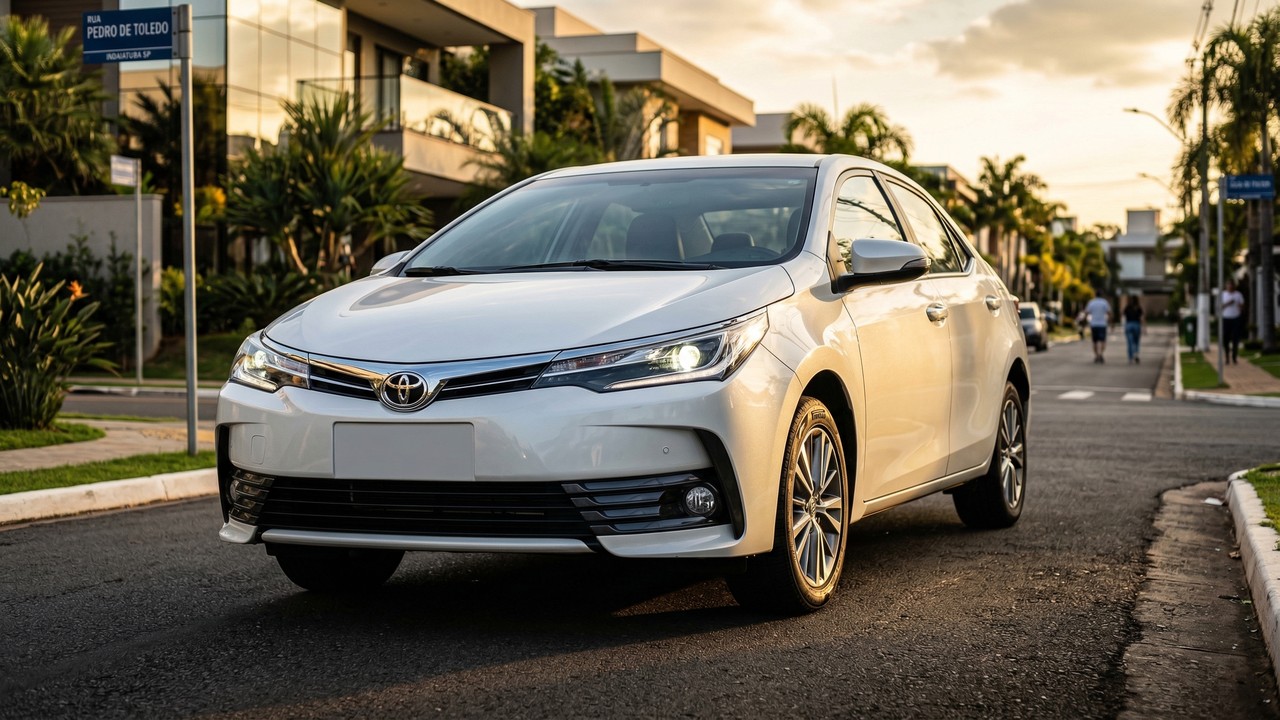 Inquebrável como um tanque, o Corolla de 2015 a 2019 com câmbio CVT é o porto seguro do mercado por sua durabilidade e alta liquidez
