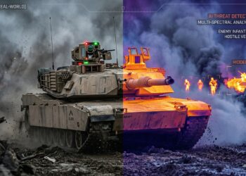 Esse tanque tem sensores de calor que enxergam até na fumaça e na escuridão total com precisão assustadora