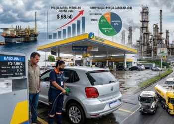 Menos da metade do que você paga na gasolina é de fato pelo combustível em si