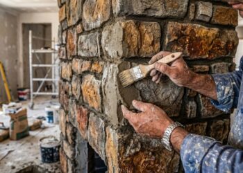 Esta técnica de reboco 3D imita pedras naturais e economiza milhares de reais na decoração da sua obra