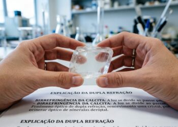 Esqueça o vidro e o quartzo, pois este cristal duplica as imagens e move a indústria do cimento, sendo a base da construção mundial