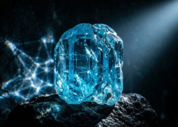 Esqueça o diamante e a safira, pois esta gema azul cristalina reflete as cores do oceano, sendo a obra-prima mais bela do Brasil
