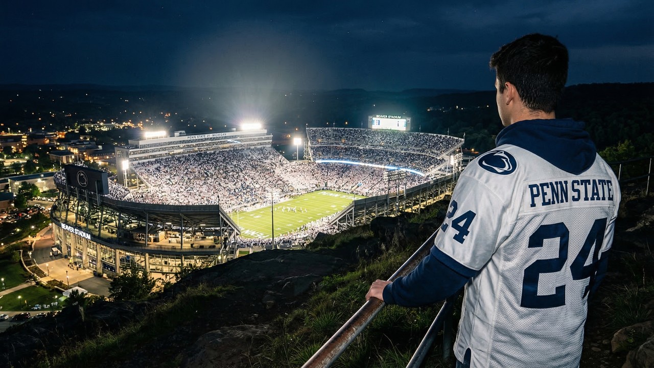 Com investimento de US$ 1 bilhão e estádio para 106 mil pessoas, a Penn State University virou a maior potência do esporte universitário nos EUA