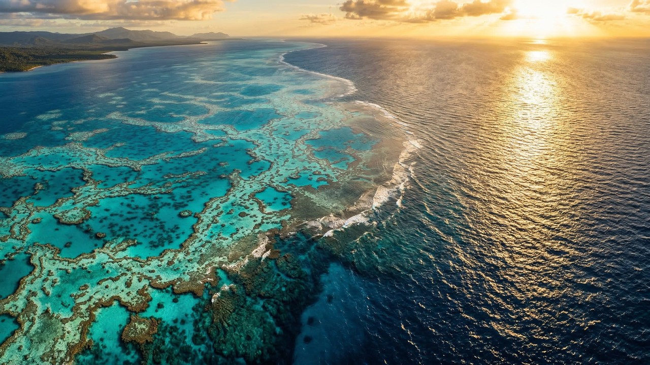 A única estrutura viva visível do espaço: o colossal recife de 2.300 km que funciona como a "megacidade" dos oceanos