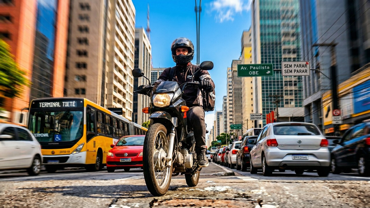Fazendo 59,1 km por litro e custando apenas 10.380 reais, a nova Honda Pop 110i ES virou a moto mais barata e econômica para enfrentar o trânsito das grandes capitais em 2026