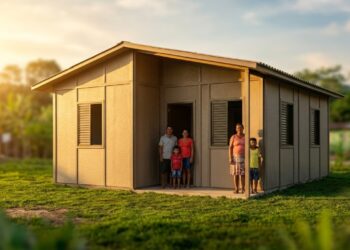 Pesquisadores da Universidade de Birmingham desenvolveram uma casa modular feita inteiramente de uPVC reciclado que pode ser montada sem ferramentas em apenas uma hora, dura até 10 anos em uso contínuo e resiste ao fogo por 30 minutos antes de comprometer a estrutura