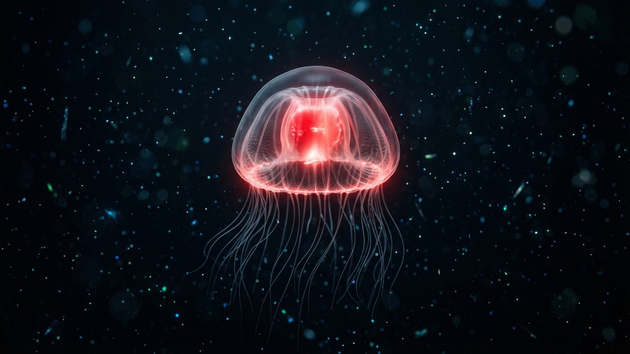 Elas desafiam a própria morte ao reverterem o envelhecimento, sendo a única espécie de água-viva imortal capaz de viver para sempre no oceano