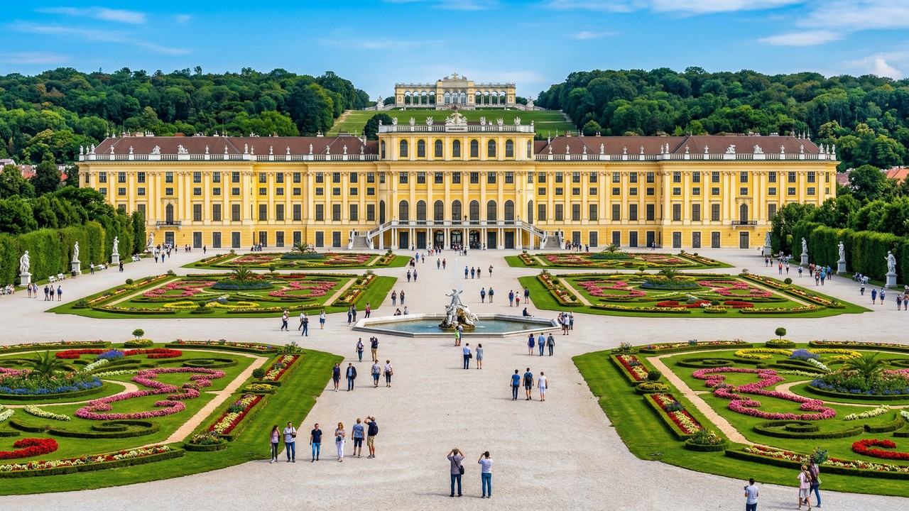 Com 1.441 aposentos e jardins de 160 hectares, o palácio de 1700 tornou-se a residência imperial mais luxuosa e visitada de toda a Áustria em Viena