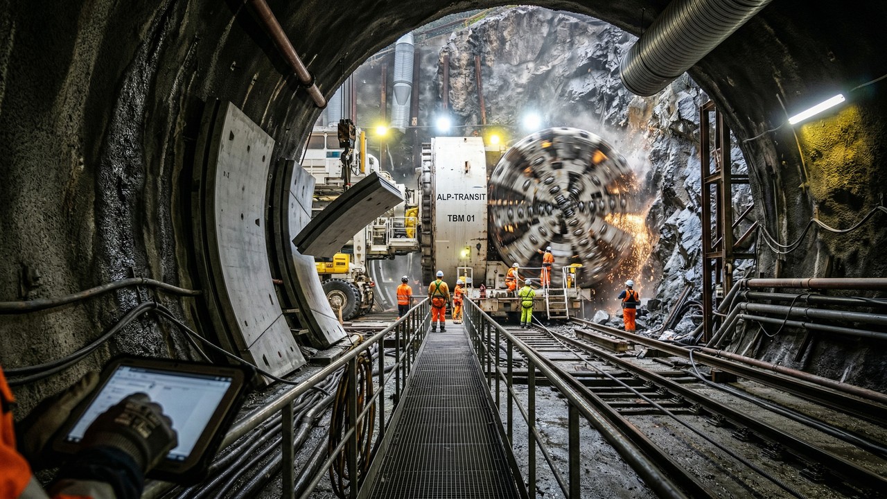 Eles investiram US$ 29 bilhões para perfurar 57,5 km no coração dos Alpes e criar o túnel ferroviário mais longo do mundo entre França e Itália