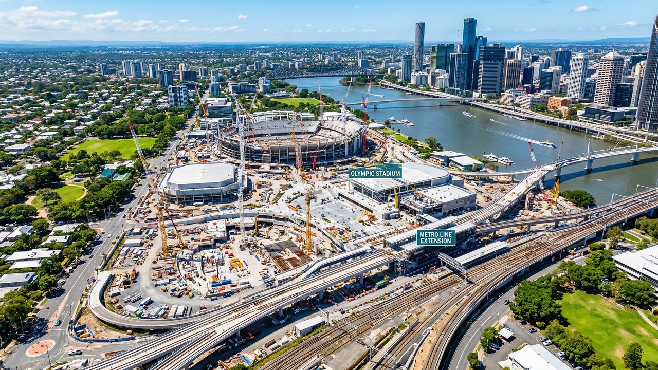 Com o túnel Cross River Rail de 10 km e novas vilas olímpicas, Brisbane prepara a infraestrutura para sediar os Jogos de 2032 na Austrália