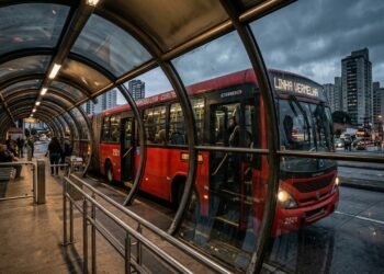 Com estações-tubo e embarque em nível, o sistema BRT de Curitiba, de 1974, tornou-se o maior modelo de mobilidade urbana e pioneirismo no mundo