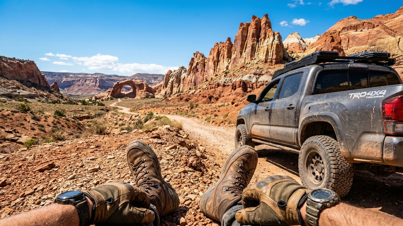 Estrada em Utah ganha fama por seu isolamento, pois seus 74 km de terra atravessam o Grand Staircase entre rochas pontiagudas e argila