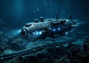 O robô submarino que patrulha o oceano sozinho por semanas sem ninguém pilotando