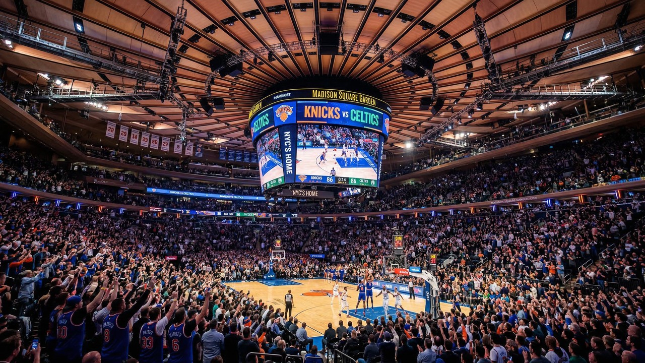 Com sua estrutura sobre a Penn Station e renovação de US$ 1 bilhão, o Madison Square Garden em NY permanece como a arena mais famosa de todo o mundo