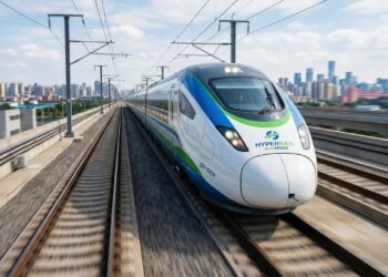 O trem que passa dos 300 km por hora, conecta cidades gigantes em horas e ainda polui muito menos do que qualquer avião