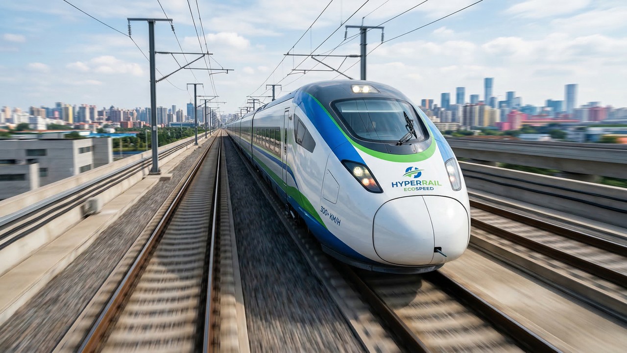 O trem que passa dos 300 km por hora, conecta cidades gigantes em horas e ainda polui muito menos do que qualquer avião