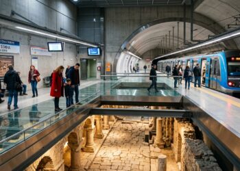 Eles encontraram 300 mil artefatos antigos e precisaram aprofundar o metrô grego para 31 metros, unindo a engenharia moderna à história milenar