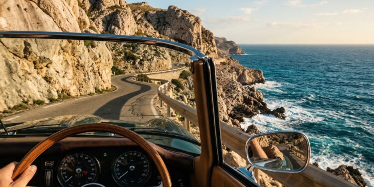 Rodovia na Espanha ganha fama por suas falésias, pois o trajeto de 13 km em Maiorca atinge o farol histórico através de curvas sinuosas sobre o mar