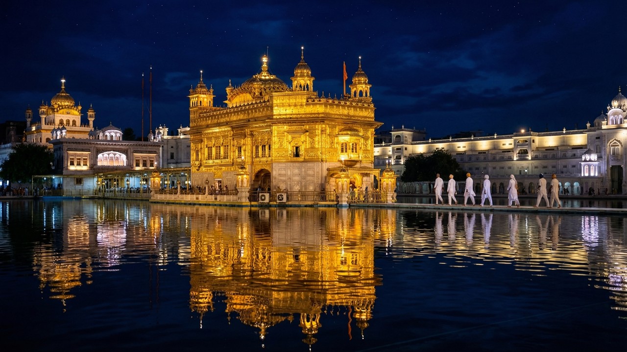 Com 750 kg de ouro cobrindo sua estrutura e cercado por um lago sagrado, o templo indiano de 1581 tornou-se o coração espiritual da fé sikh