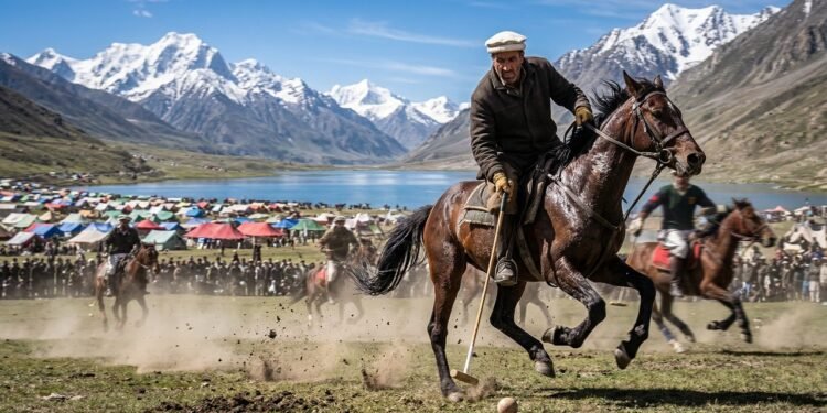 A estrada no Paquistão atinge 3.700 metros de altitude; famosa por seu campo de polo, a Shandur Pass é conhecida como o teto do mundo no Hindu Kush
