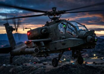 O helicóptero letal que acompanha o movimento dos olhos do piloto para travar a mira no escuro a quilómetros de distância