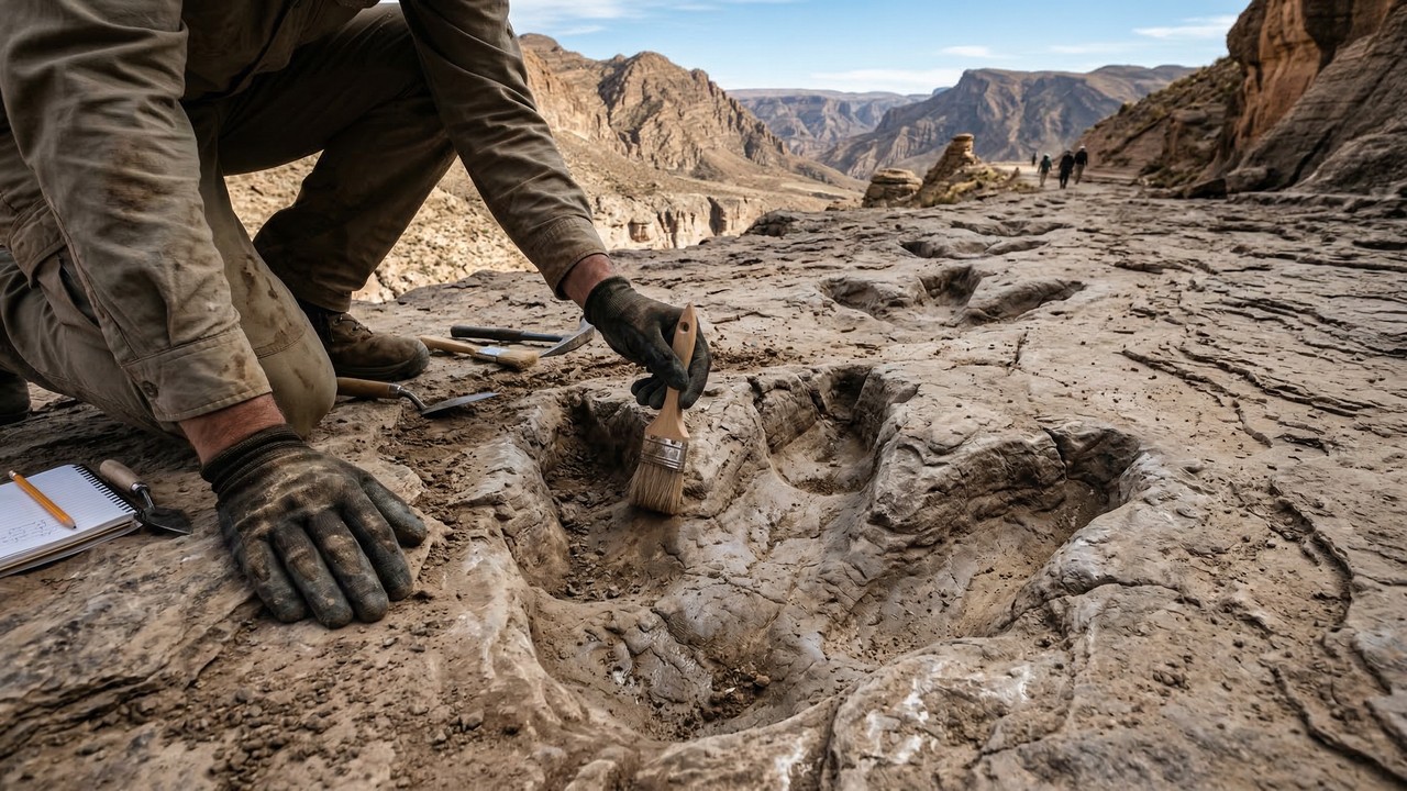 O maior parque de pegadas de dinossauros do mundo é revelado com mais de 16 mil marcas cravadas na pedra