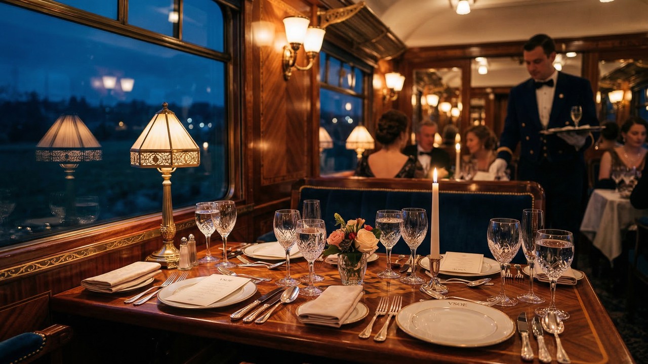 Com seus vagões restaurados da década de 1920 e luxo extremo, o Venice Simplon-Orient-Express tornou-se a experiência de trem mais icônica da Europa