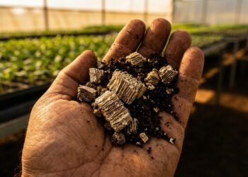 Esqueça o adubo comum, pois este mineral expande 20 vezes o seu tamanho e retém água, sendo a esponja da agricultura moderna