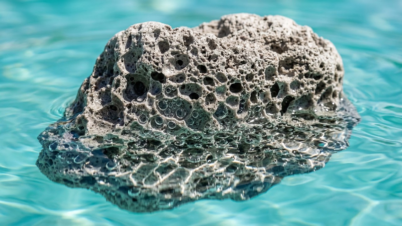 Esqueça o mármore e o granito, pois esta rocha vulcânica é a única que flutua na água, sendo o esfoliante natural da geologia