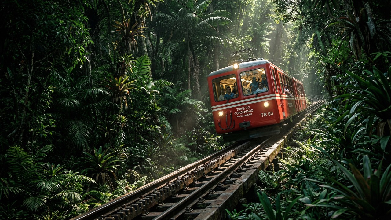 Inaugurado em 1884, o trem ecológico de 3,8 quilômetros que corta a Mata Atlântica e sobe a montanha mais famosa do país em 20 minutos