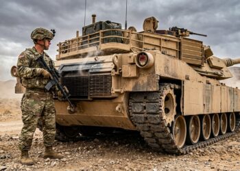 O gigante blindado de 60 toneladas que usa um motor de avião para atingir velocidades impressionantes na terra