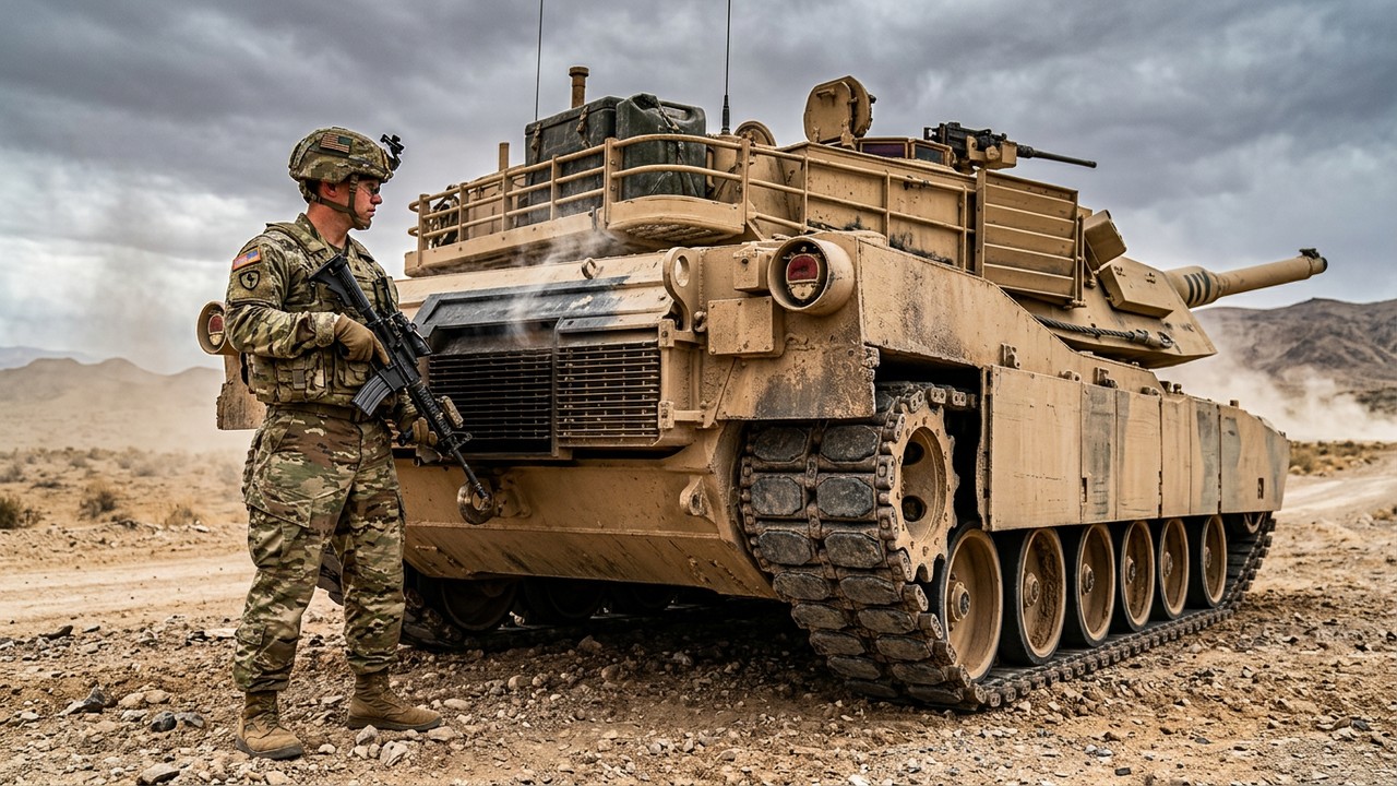 O gigante blindado de 60 toneladas que usa um motor de avião para atingir velocidades impressionantes na terra