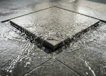 Adeus aos ralos metálicos aparentes, o ralo oculto sob o piso é a solução invisível que virou a queridinha dos arquitetos para banheiros de luxo