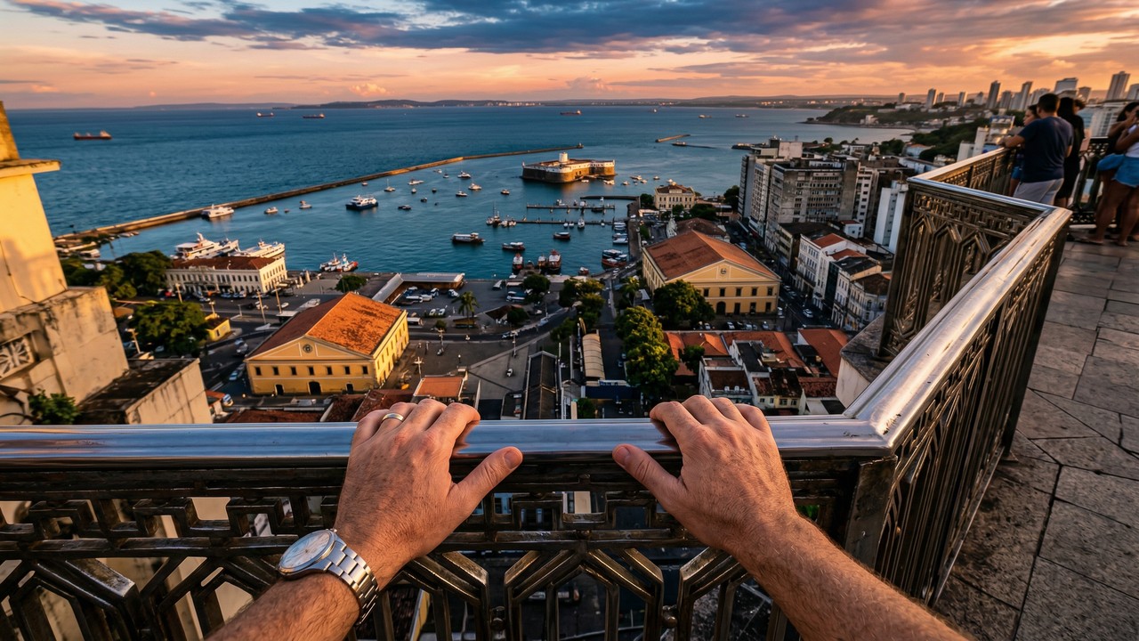 Com 72 metros de altura e estilo Art Déco, o primeiro elevador urbano do mundo une a Cidade Baixa à Alta, sendo o maior cartão-postal de Salvador