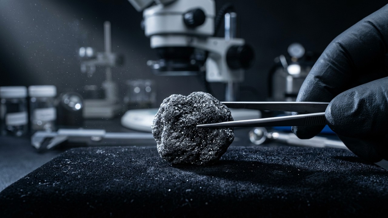 Esqueça o diamante branco, pois esta gema escura nasceu no espaço e possui dureza extrema, sendo o mistério mais valioso da geologia