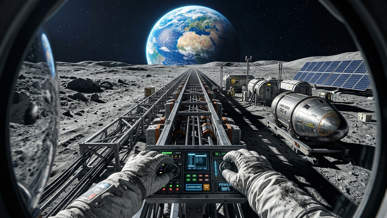 O plano insano de Elon Musk para construir um gigantesco “canhão” eletromagnético na Lua capaz de disparar satélites e revolucionar a indústria aeroespacial