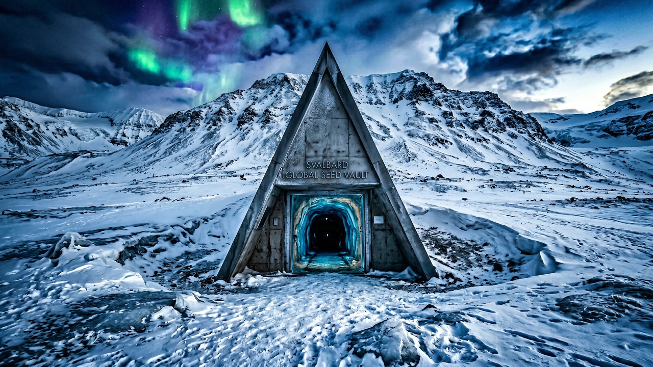 O “cofre do apocalipse” escondido dentro de uma montanha de gelo é o lugar mais seguro da Terra e guarda a salvação da humanidade