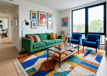 Mudar 1 detalhe simples na posição do seu tapete faz a sala pequena parecer até 40% maior sem precisar de nenhuma obra