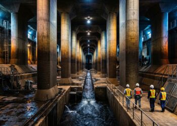 Com investimento de US$ 109 bilhões e túneis de 13 km, o projeto de resiliência de Tóquio protege a metrópole contra terremotos e inundações