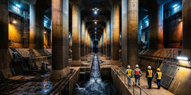Com investimento de US$ 109 bilhões e túneis de 13 km, o projeto de resiliência de Tóquio protege a metrópole contra terremotos e inundações
