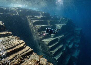O mistério da “Atlântida do Japão”: a colossal pirâmide de pedra a 25 metros de profundidade no oceano
