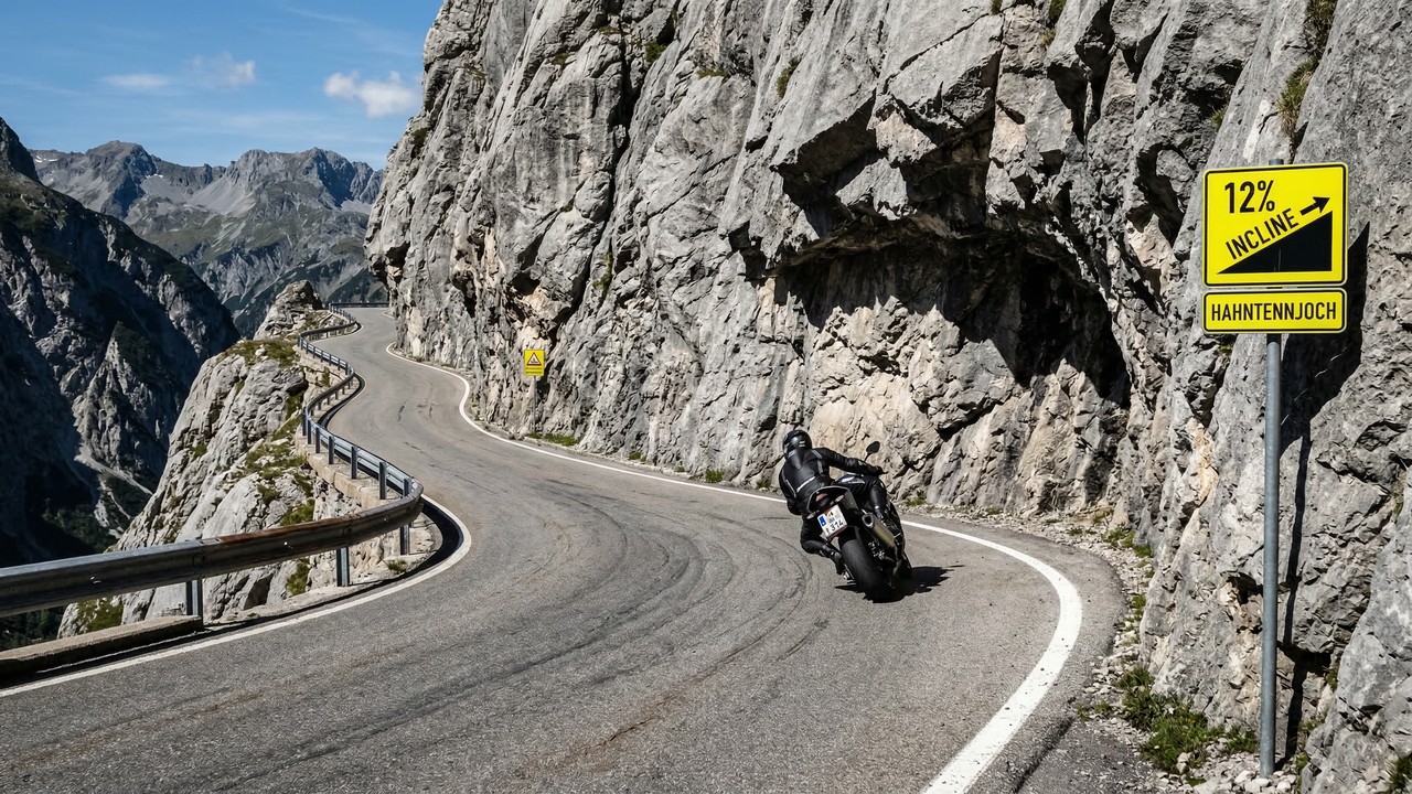 Rodovia na Áustria ganha fama por sua inclinação de 12%, pois o trajeto a 1.893 metros de altitude une vales alpinos através de curvas fechadas e íngremes