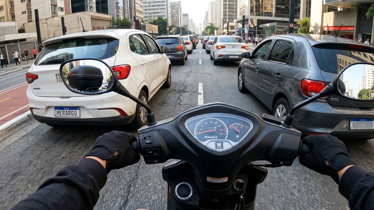 Pesando míseros 106 quilos e abrigando um baú espaçoso de série, a ágil scooter asiática roda 35 km por litro exigindo um investimento de 11 mil reais