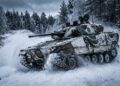 Com chassi projetado para terrenos árticos e canhão de 40mm, o veículo sueco CV90 virou a referência mundial em mobilidade e combate tático