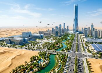 Eles estão erguendo uma capital inteligente de US$ 58 bilhões no deserto com o prédio mais alto da África para salvar o Cairo do caos urbano