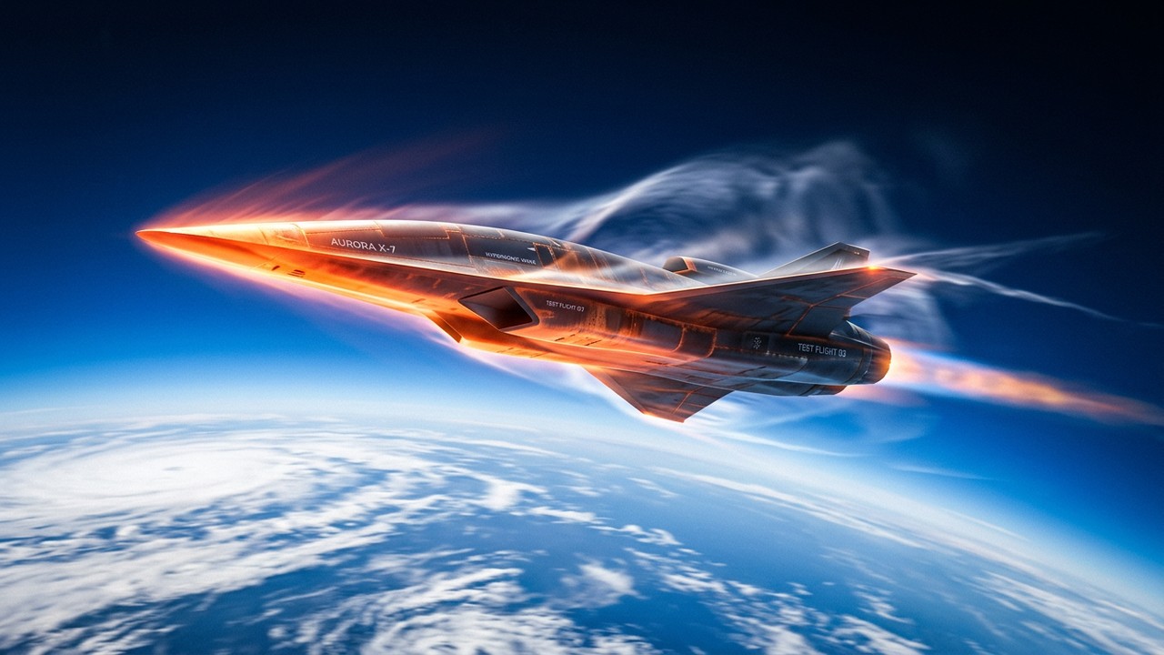 Esse avião consegue cruzar o Atlântico inteiro em menos de duas horas sem parar