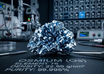 Esqueça o chumbo e o tungstênio, pois este metal é o mais denso da Terra e vale US$ 400 a onça, sendo a obra-prima da tabela periódica